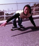 Peggy Oki, the Z-Boy who is actually a girl.